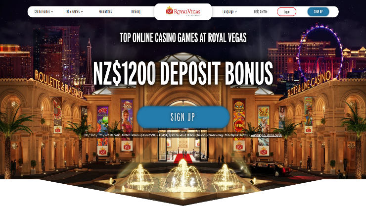 Royal Vegas NZ Sign-Up Process