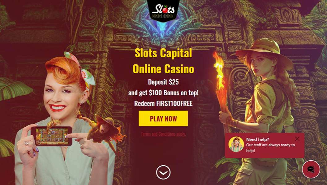 Layout of Slots Capital casino