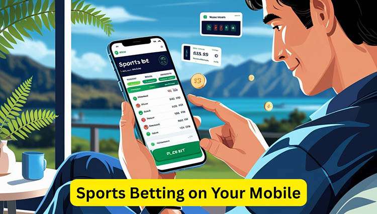 Mobile version of sport betting site