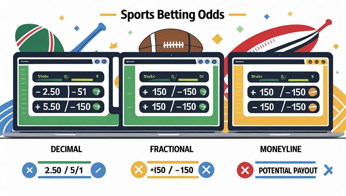 Different types of sports betting odds explained